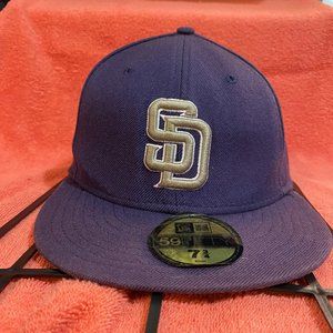 San Diego Padres - New Era 5950 MLB Cap - 7 3/4 Fitted